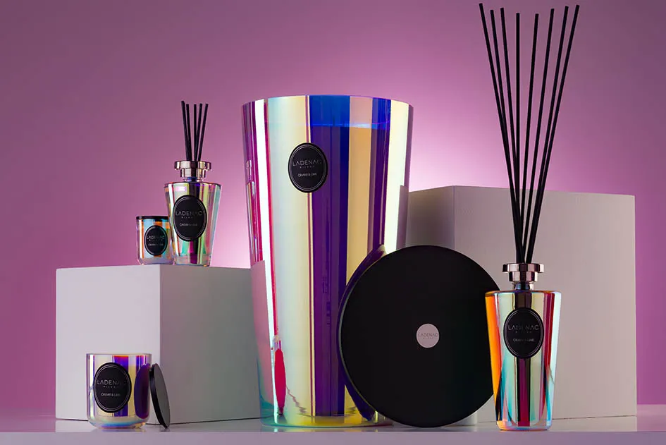 LADENAC - Sviečka CAVIAR LIME holographic 8500g Urban Senses