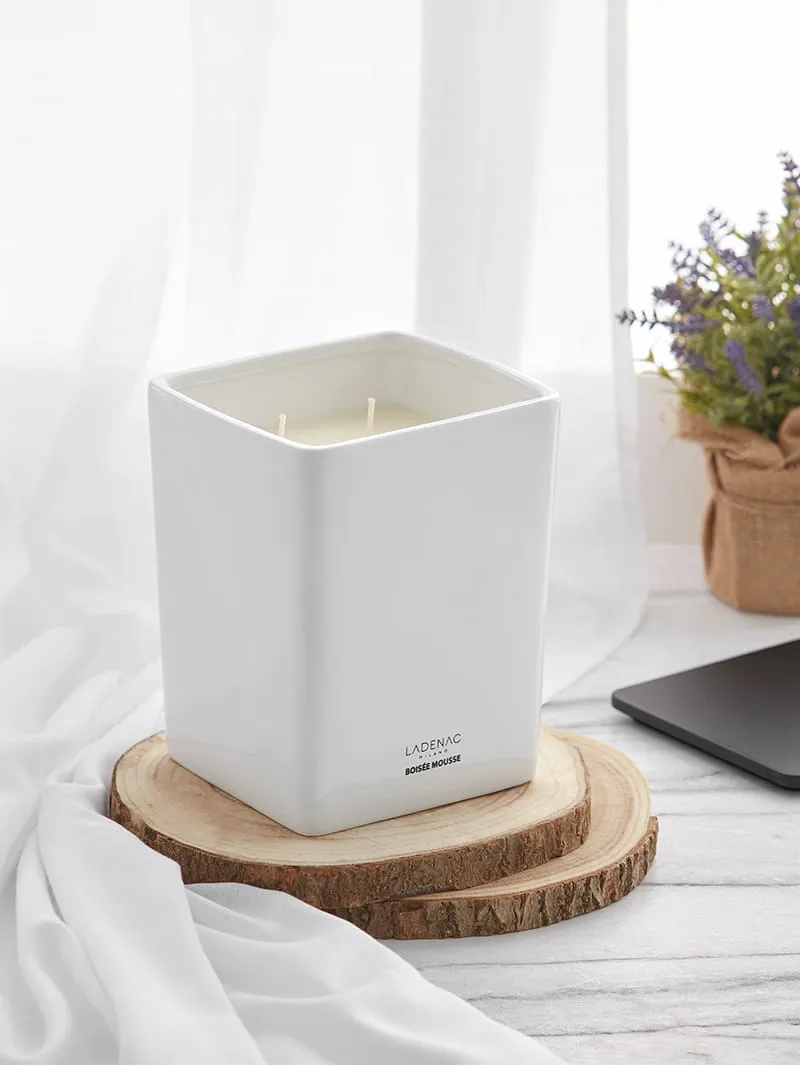 LADENAC - Sviečka VELA EN VASO white 2000g Minimal