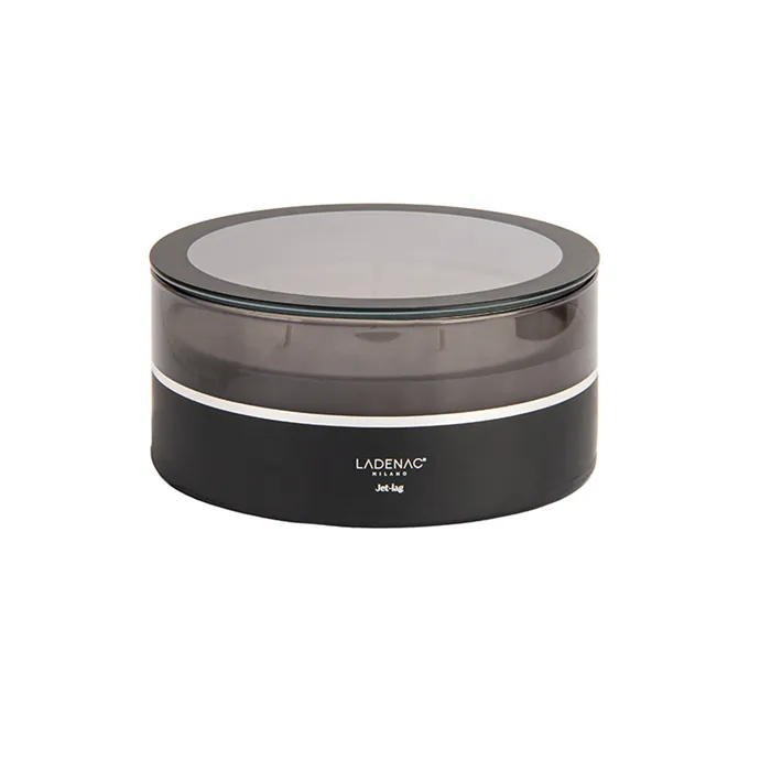 LADENAC - Sviečka JET LAG black / silver 1300 gr Lui and Lei