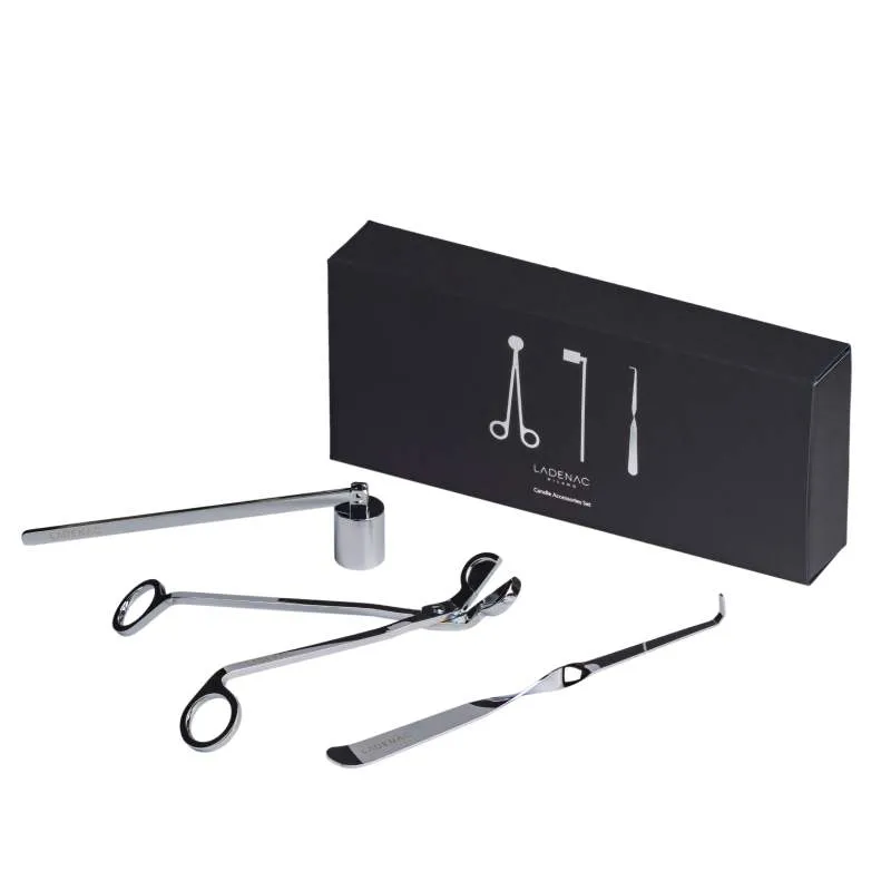 LADENAC - Darčekový set ( nožnice na knôt, zhášadlo na sviečku, úprava knotu)