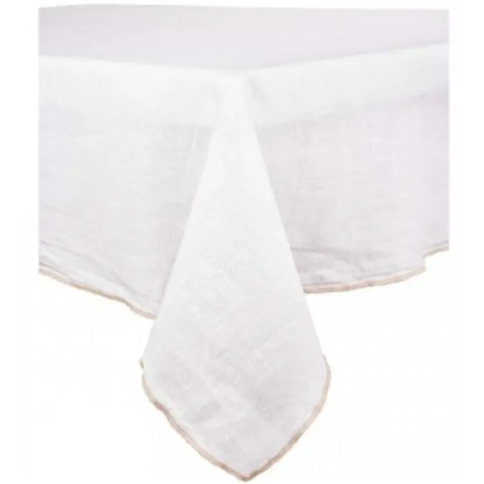 HAOMY - VENISE obrus BLANC 160X160