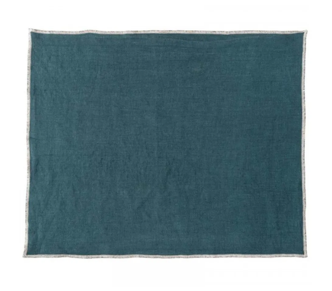 HAOMY - VENISE prestieranie BLEU DE PRUSSE 35X47