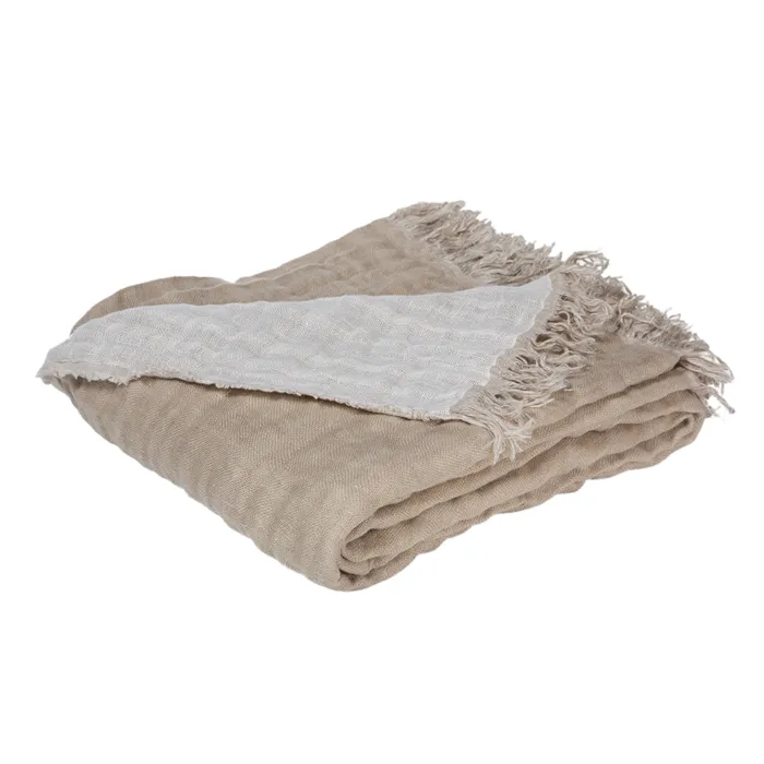 HAOMY -  BAYA PLA prehoz NATUREL BLANC 135X200