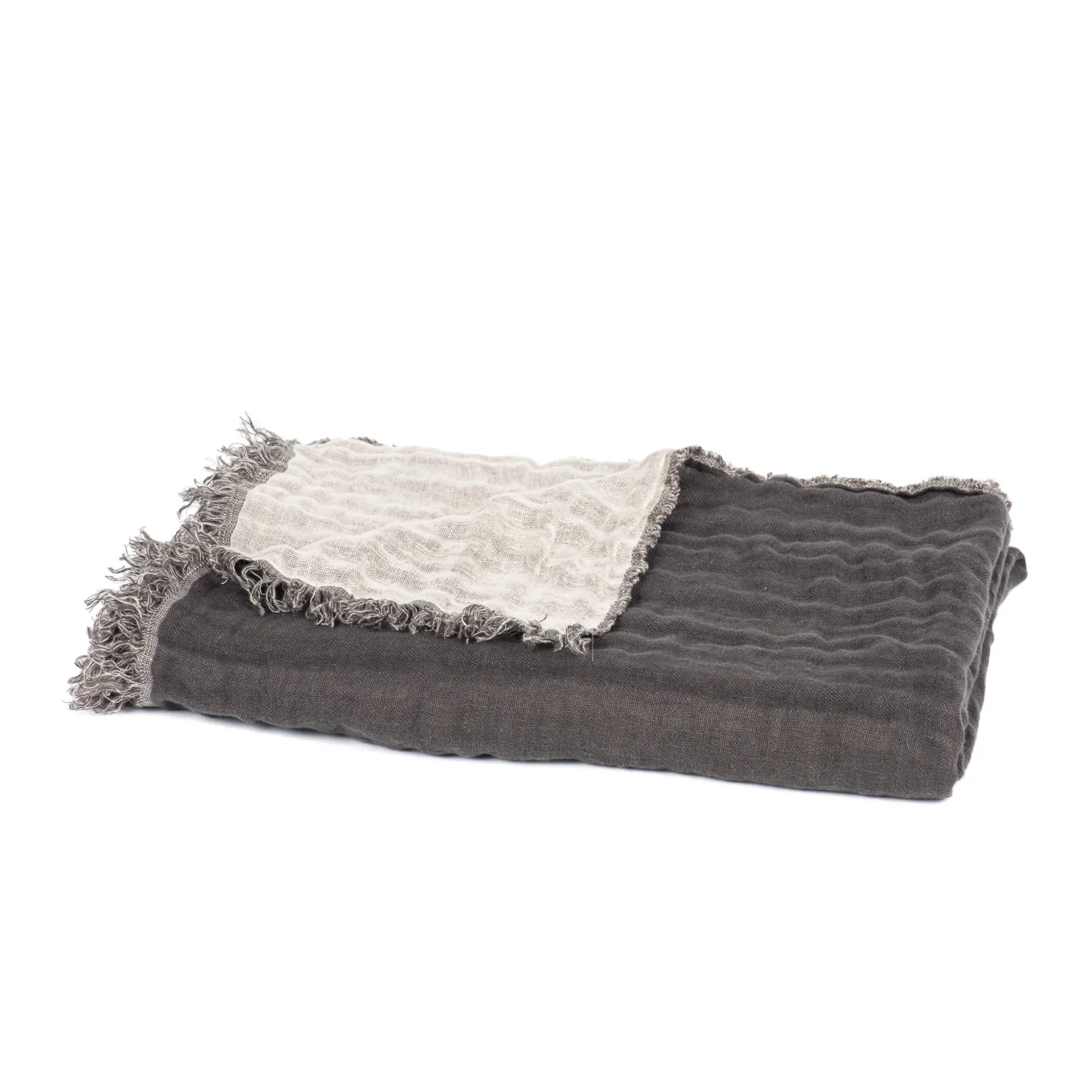 HAOMY -  BAYA PLA prehoz CHARBON NATUREL 135X200
