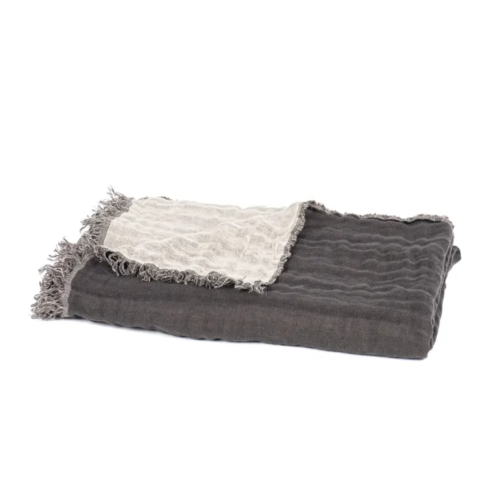 HAOMY -  BAYA PLA prehoz CHARBON NATUREL 135X200