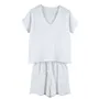 HAOMY - SYMI Tričko a šortky BLANC S/M