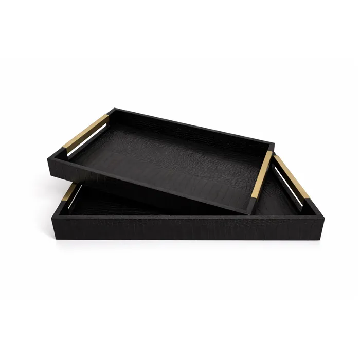 FANCY - Sada 2 obdĺžnikových podnosov