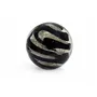 FANCY - Dekoratívna sklenená guľa Black Waves