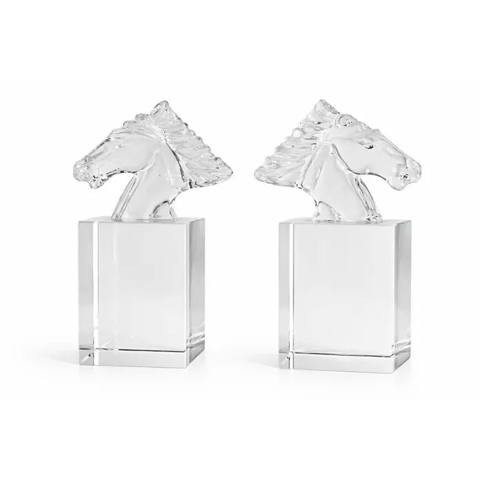 FANCY - Krištáľová zarážka na knihy Horse Head
