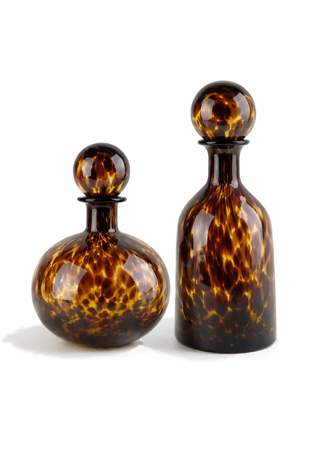 FANCY - Sklenené fľaše Leopard