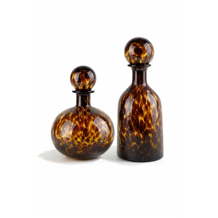 FANCY - Sklenené fľaše Leopard