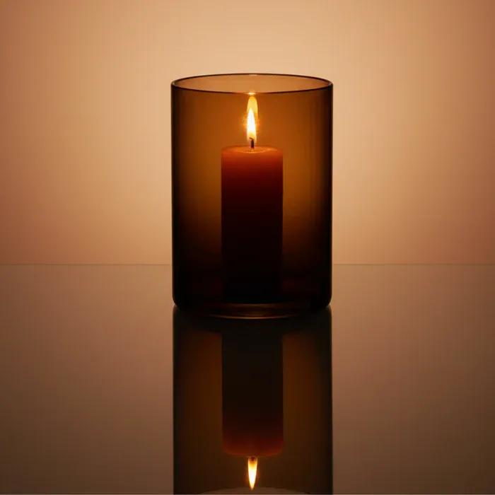 ANDRA sklená lucerna Topaz 