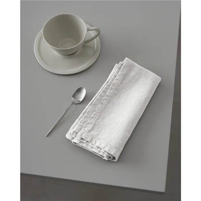  SOCIETY LIMONTA - BON obrúsky set 6ks BIANCO