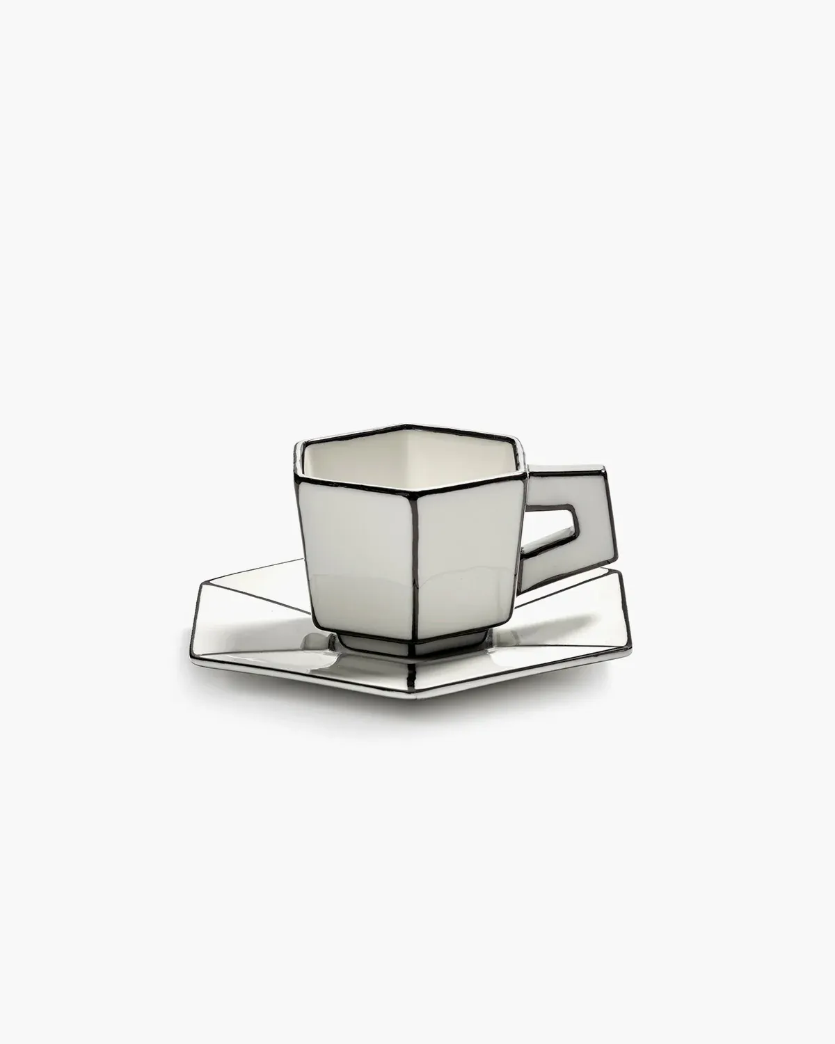 SERAX - Šálka na espresso s podšálkou