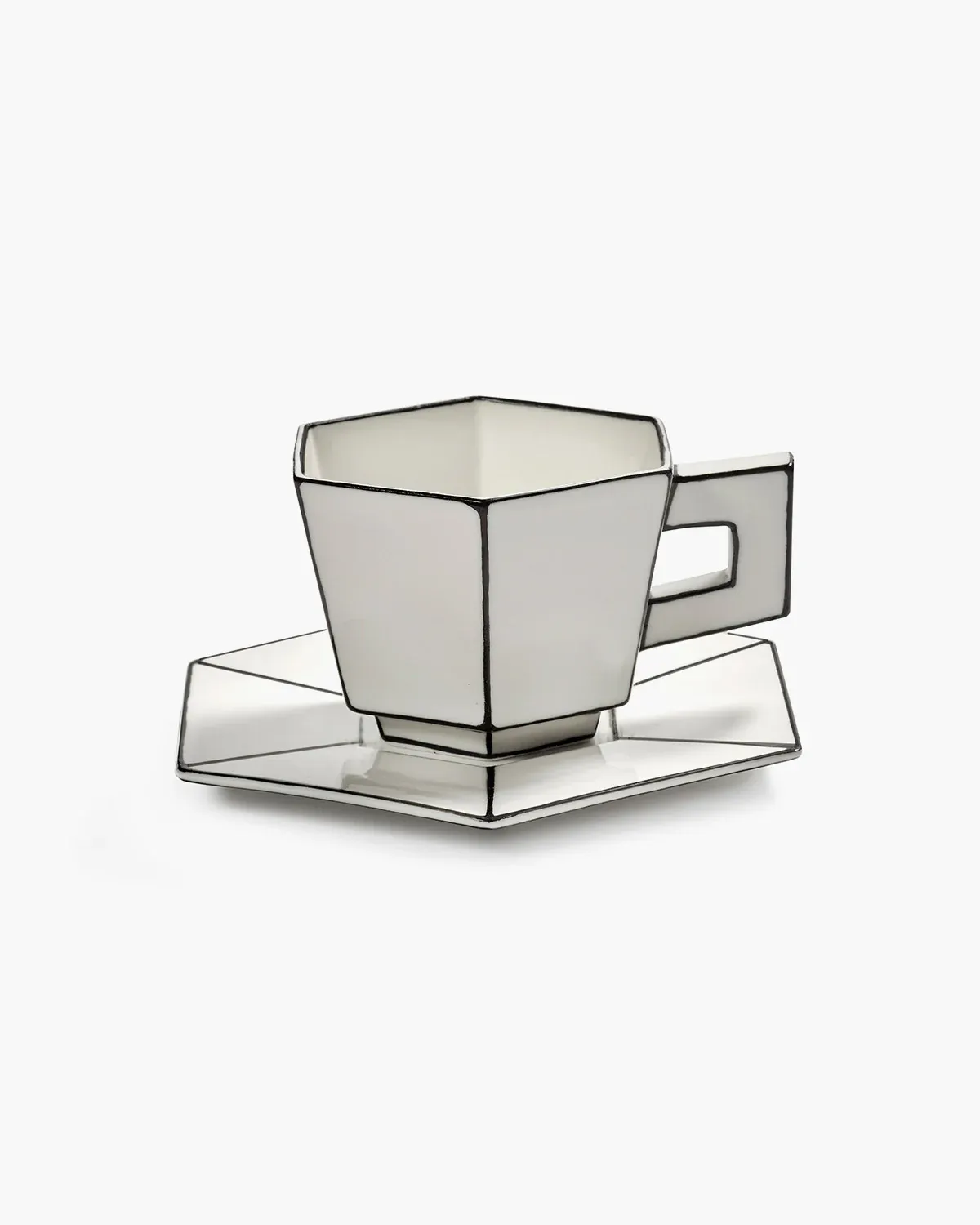 SERAX - Šálka na cappuccino s podšálkou
