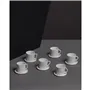 SOCIETY LIMONTA - BUTO sada 6 espresso šálok BIANCO