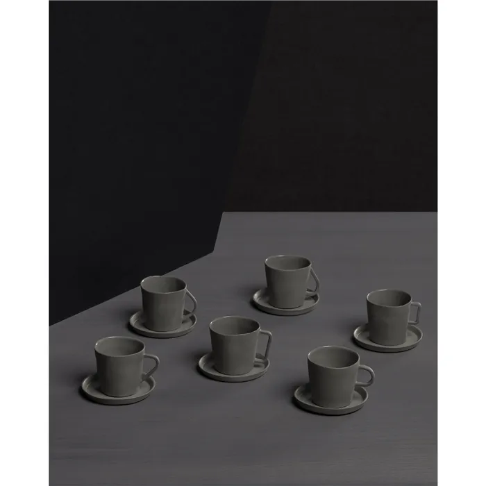SOCIETY LIMONTA - BUTO sada 6 espresso šálok FUMO