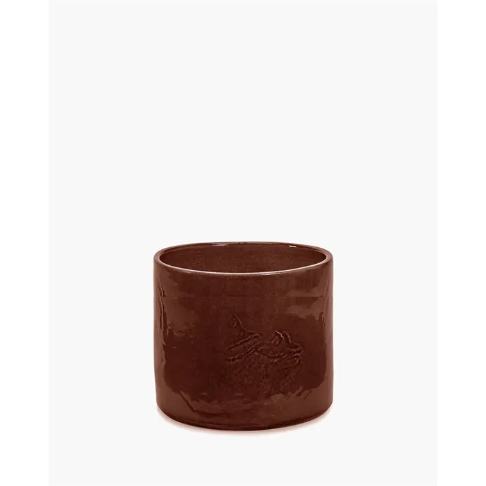 SERAX - Kvetináč 02 hnedá VASO