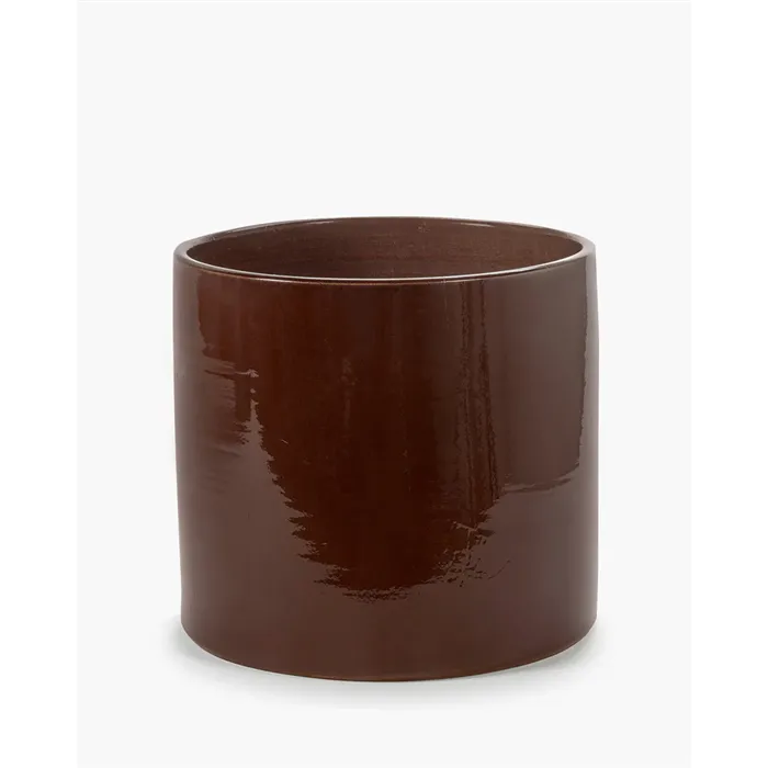 SERAX - Kvetináč 04 hnedá VASO
