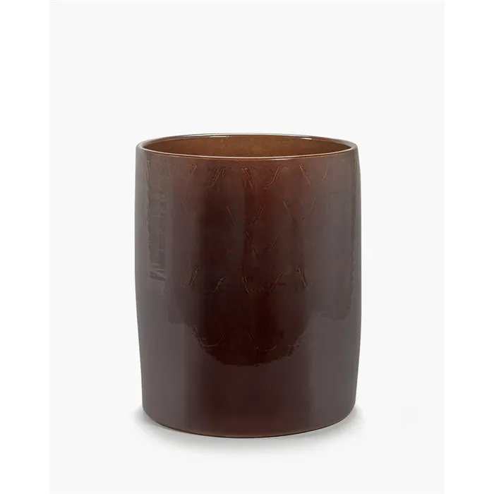 SERAX - Kvetináč 08 hnedá VASO