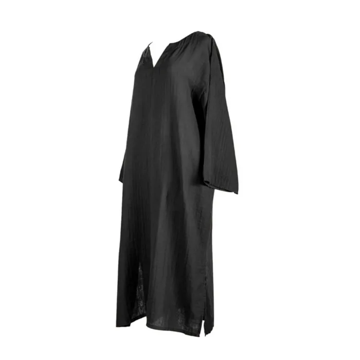 HAOMY - DILI bavlnené šaty NOIR S/M