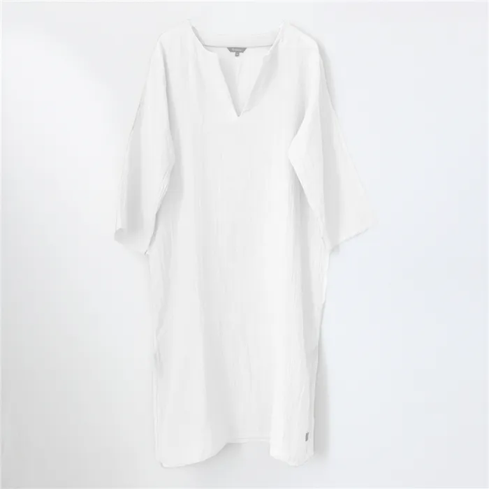 HAOMY - DILI bavlnené šaty BLANC L/XL