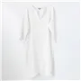 HAOMY - DILI bavlnené šaty BLANC L/XL