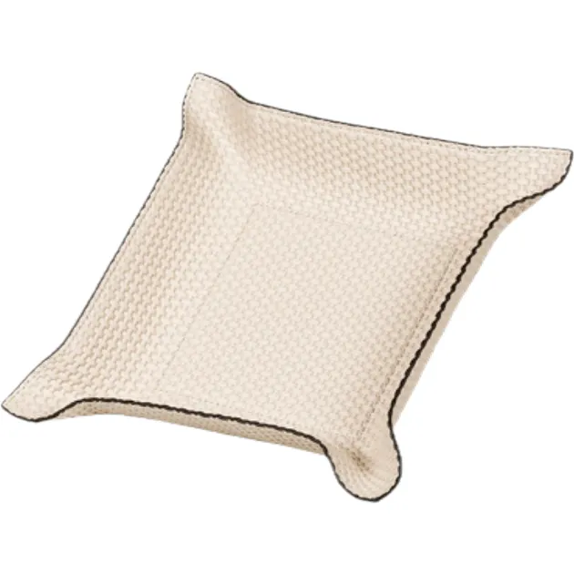 GIOBAGNARA - Podnos Jack Valet – štvorcový - malý - OFF WHITE