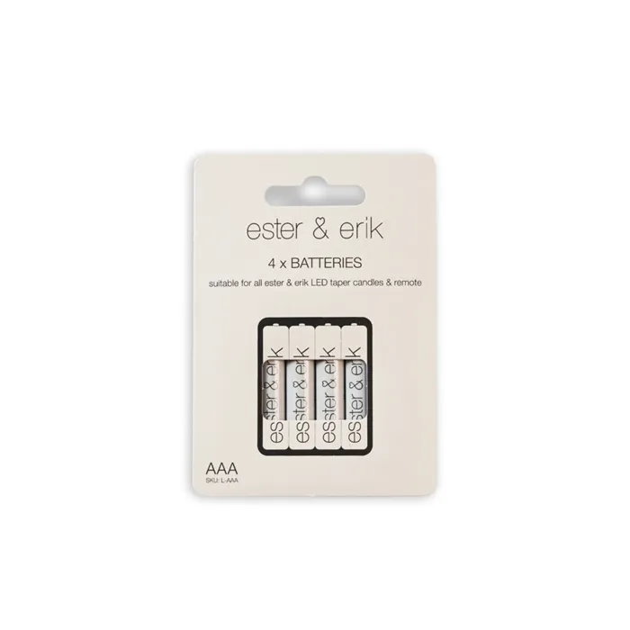 ESTER & ERIK - Baterky AAA