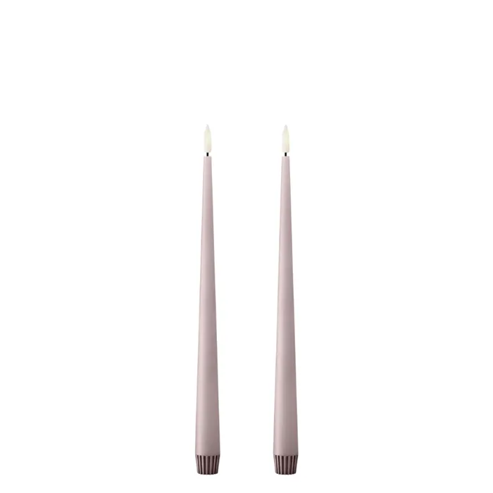 LED sviečky do svietnikov soft rose, 30cm